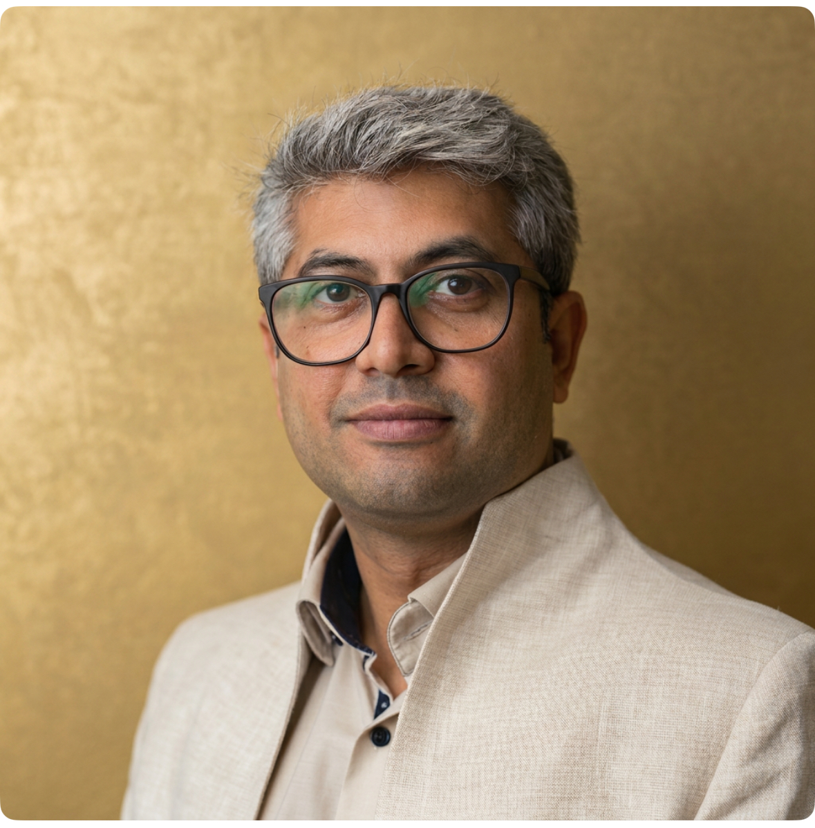 Portrait of Mr Bharath Puttur, Practice Limited to Dental Implantology